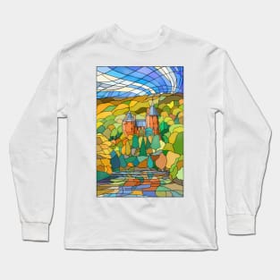 Castell Coch Reflections Long Sleeve T-Shirt